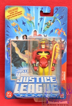 Justice League Unlimited Exclusive Trading Card Starman Figure