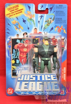 Justice League Unlimited Exclusive Trading Card Green Arrow Figure