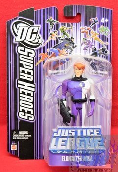 Justice League Unlimited DC Super Heroes Elongated Man Purple Card Figure
