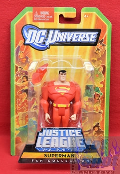 Justice League Unlimited Fan Collection Super Man Red Suit Figure