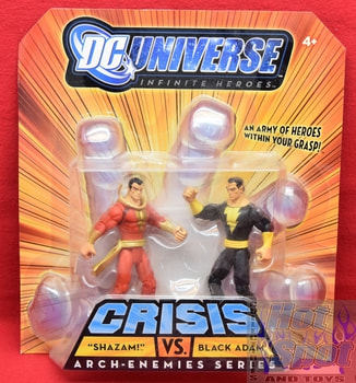 Infinite Heroes Crisis Shazam vs Black Adam Arch-Enemies Figure 2 Pack