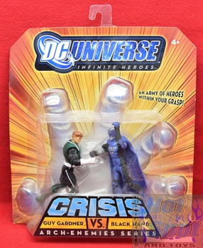 Infinite Heroes Crisis Guy Gardner vs Black Hand Arch-Enemies Figure 2 Pack