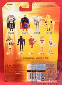 Justice League Unlimited DC Super Heroes Superman Black Mercy Figure