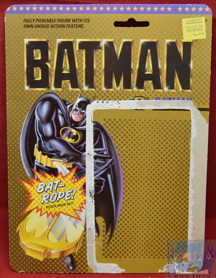 1989 Batman w/ Bat-rope Toy Biz Card Back