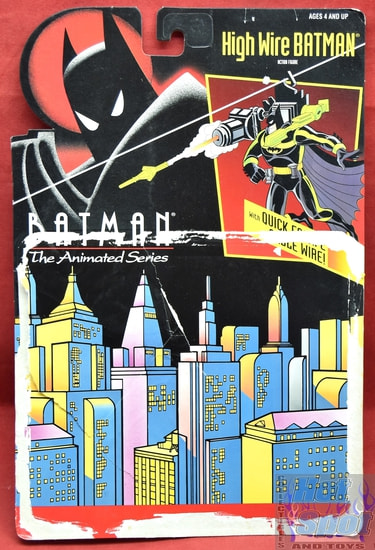 1993 Batman Animated Series High Wire Batman Card Backer