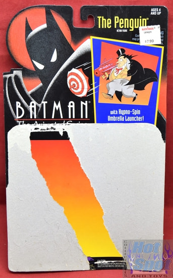 1992 Batman Animated Series The Penguin Card Backer