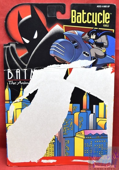 1992 Batman Animated Series Batcycle Card Backer