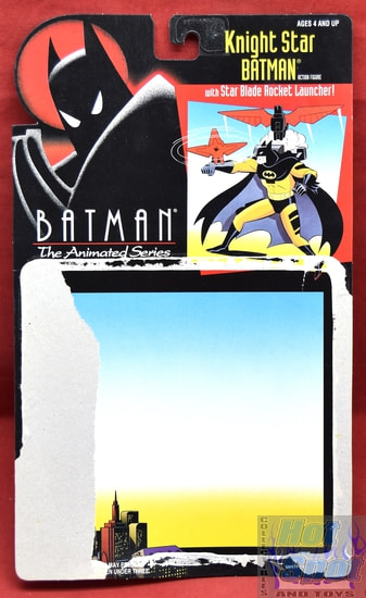 1993 Batman Animated Series Knight Star Batman Card Backer