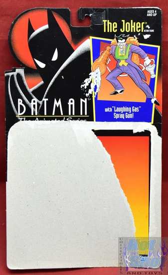 1992 Batman Animated Series The Joker Card Backer