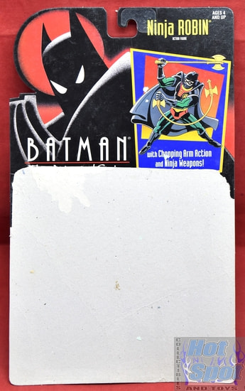 1993 Batman Animated Series Ninja Robin Card Backer