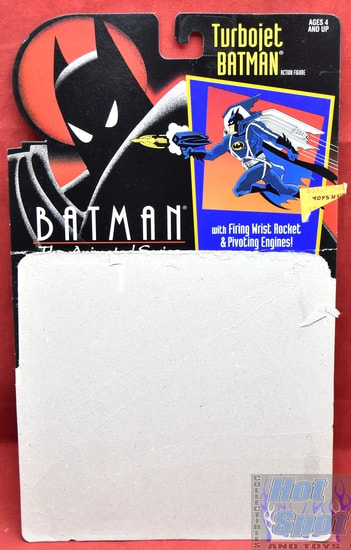 1992 Batman Animated Series Turbojet Batman Card Backer