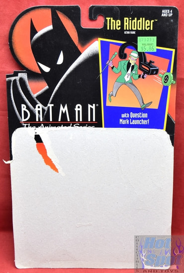 1992 Batman Animated Series The Riddler Card Backer