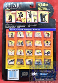 1993 Batman Animated Series High Wire Batman Card Backer