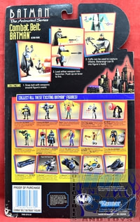 1992 Batman Animated Series Combat Belt Batman Card Backer