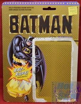 1989 Batman w/ Bat-rope Toy Biz Card Back
