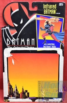 1993 Batman Animated Series Infrared Batman Card Backer