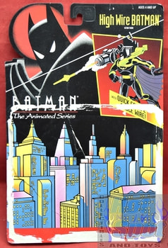 1993 Batman Animated Series High Wire Batman Card Backer