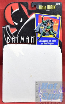 1993 Batman Animated Series Ninja Robin Card Backer