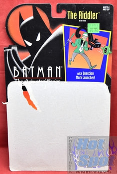1992 Batman Animated Series The Riddler Card Backer