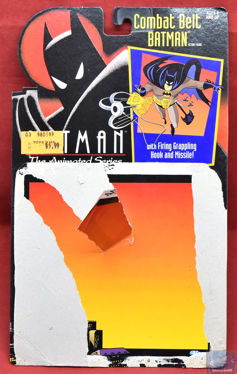 Hot Spot Collectibles and Toys - 1992 Batman Animated Series Combat Belt  Batman Card Backer