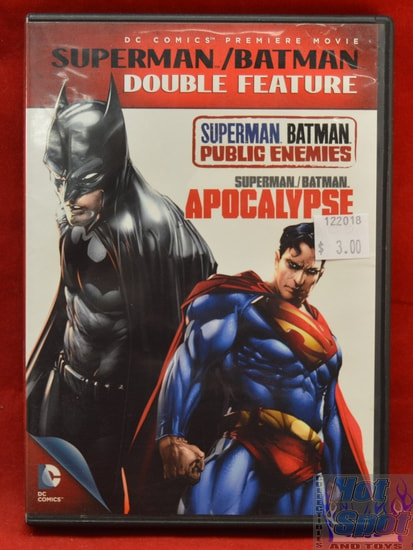 Batman Superman Double Feature DVD