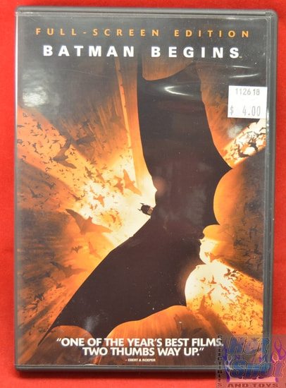 Batman Begins DVD Full Screen Edition
