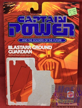 Captain Power Blastarr Ground Guardian Card Backer