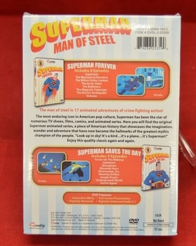 Superman Man of Steel DVD's
