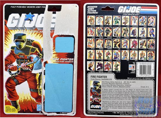 1985 Fire Fighter Card Backer