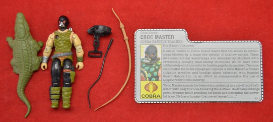 1987 Croc Master Figure / Parts