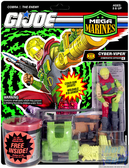 1993 Mega Marines Cyber Vipers Cybernetic Officer