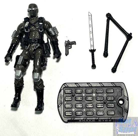 2009 25th Anniversary Snake Eyes Greatest Battles Set v39 Accessories