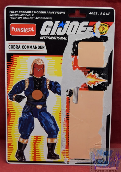 2000 Cobra Commander Funskool India Full Card Back