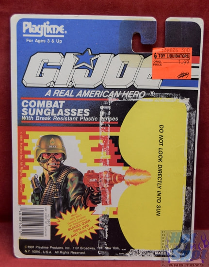 1991 Combat Glasses Playtime Full Card Back
