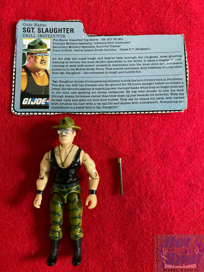 1986 SGT. Slaughter v2 Figure