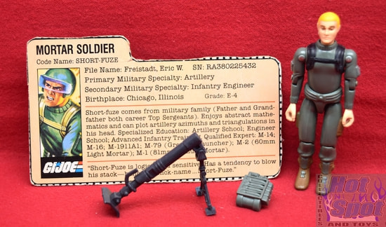 1982 Short Fuze Straight Arm Figure / Parts