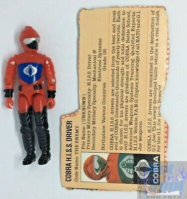 1983 Cobra HISS Driver Figure & Parts