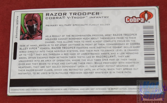 2004 Razor Trooper File Card