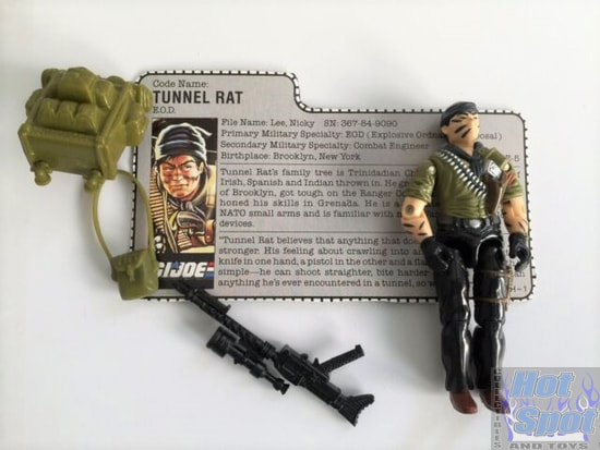 1987 Tunnel Rat Figure & Parts