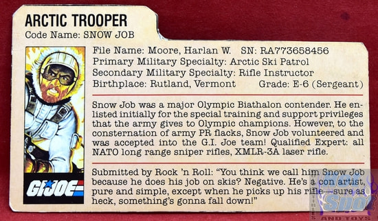 Hot Spot Collectibles and Toys - 1983 Arctic Trooper Snow Job File