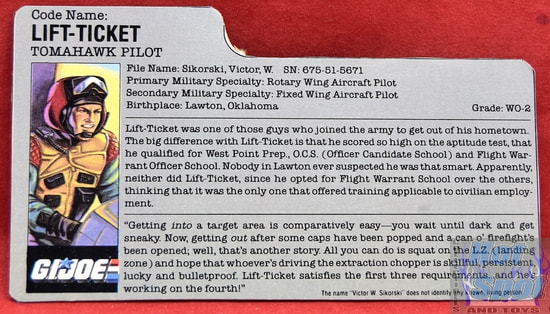 1986 Lift-Ticket Tomahawk Pilot File Card