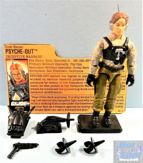 1988 Night Force Psyche-Out Accessories and Weapons