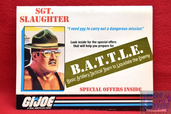 1986 SGT SLAUGHTER Booklet