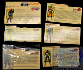 Lot of 6 File Cards including snake eyes