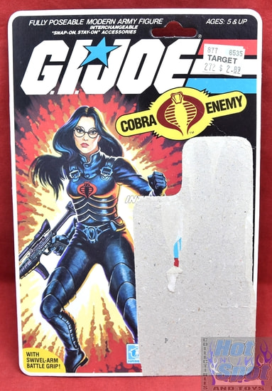 1985 Cobra Intelligence Officer Baroness Card Backer
