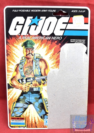 1985 Gung Ho Marine Card Backer