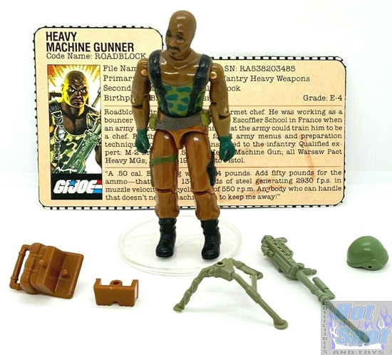 1984 Roadblock Accessories and Weapons