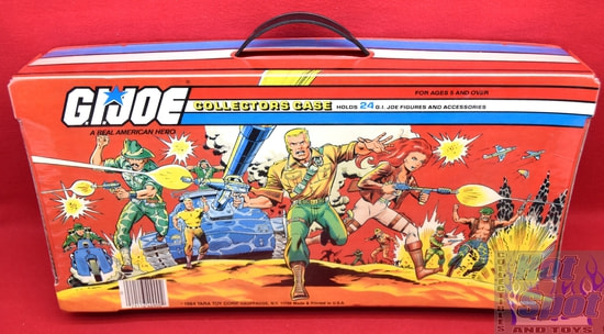 1984 GI Joe 24 Figure Collectors Carrying Case