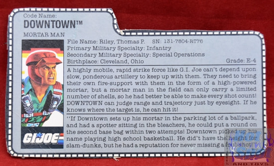 1989 Downtown File Card