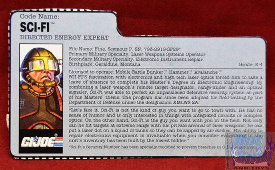 1991 Sci-Fi File Card